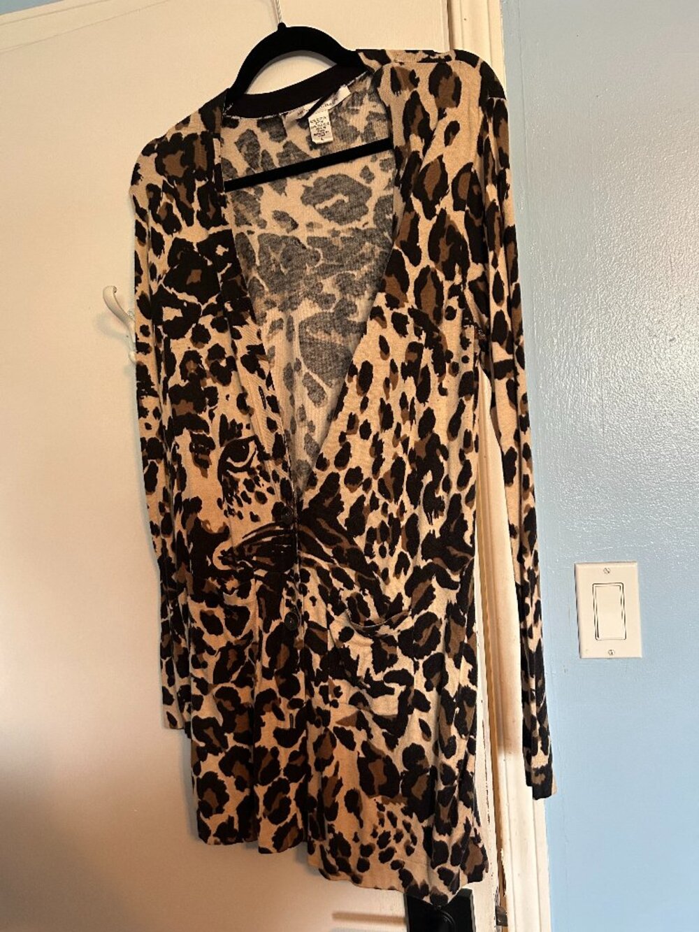 DVF Leopard Cardigan